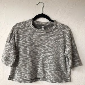 Reflex by 90 Degree cropped workout top.